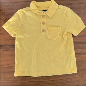Old Navy Yellow Kids Polo Shirt Size 12-18 Months 100% Cotton